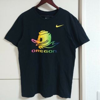 NIKE - 90s NIKE 無地 グレー ナイキ ワンポイント Tシャツ 古着