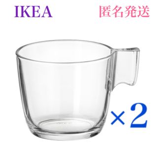 イケア(IKEA)の【新品・未使用】イケア IKEA ステルナ 耐熱マグ 230ml 2個セット(グラス/カップ)