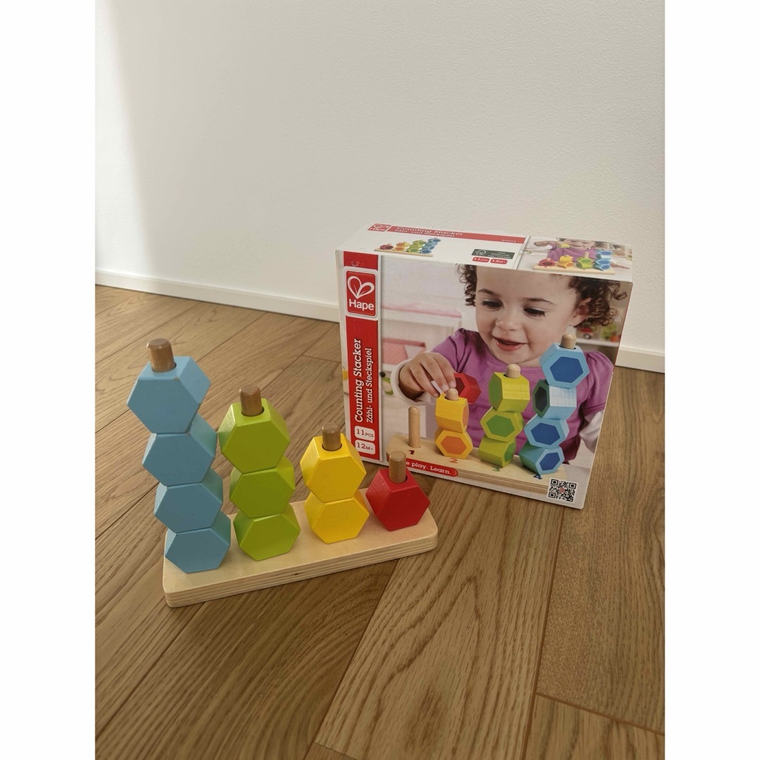 Hape(ハペ)の【Hape】木製知育玩具　Counting Stacker キッズ/ベビー/マタニティのおもちゃ(知育玩具)の商品写真