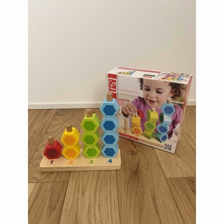 ハペ(Hape)の【Hape】木製知育玩具　Counting Stacker(知育玩具)