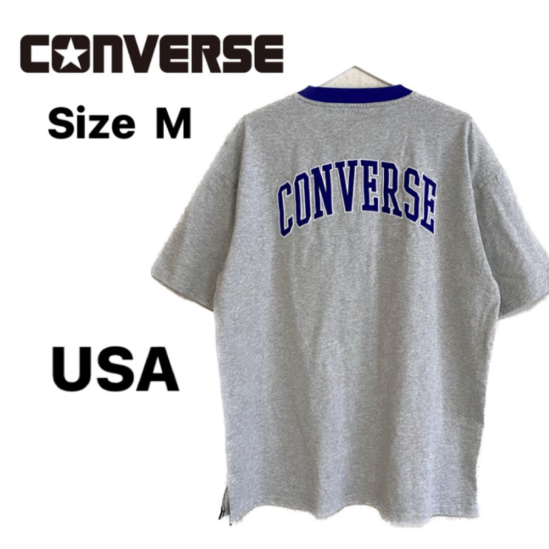 CONVERSE(コンバース)の【美品】USA コンバース　刺繍ロゴ　Tシャツ メンズのトップス(Tシャツ/カットソー(半袖/袖なし))の商品写真