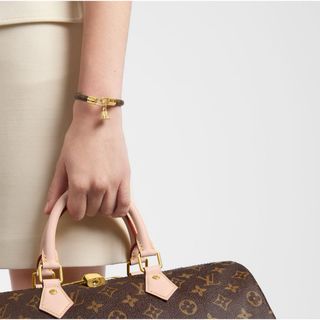 LOUIS VUITTON - 美品 ルイ ヴィトン ブラスレ LVチェーンリンクス M ...