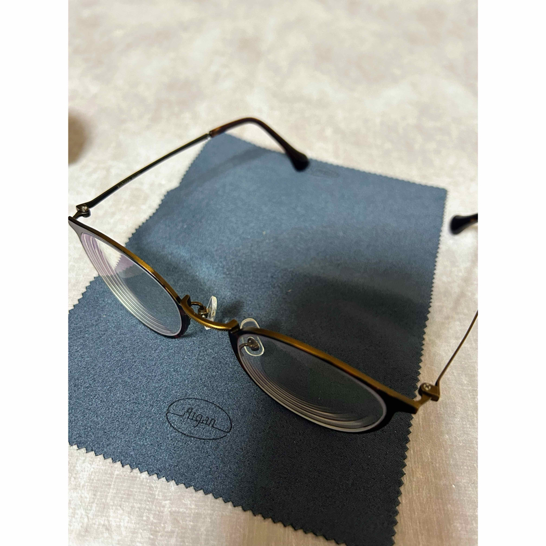 Aigan メガネ　kohoro KH1104 メタルフレーム　47 マット レディースのファッション小物(サングラス/メガネ)の商品写真