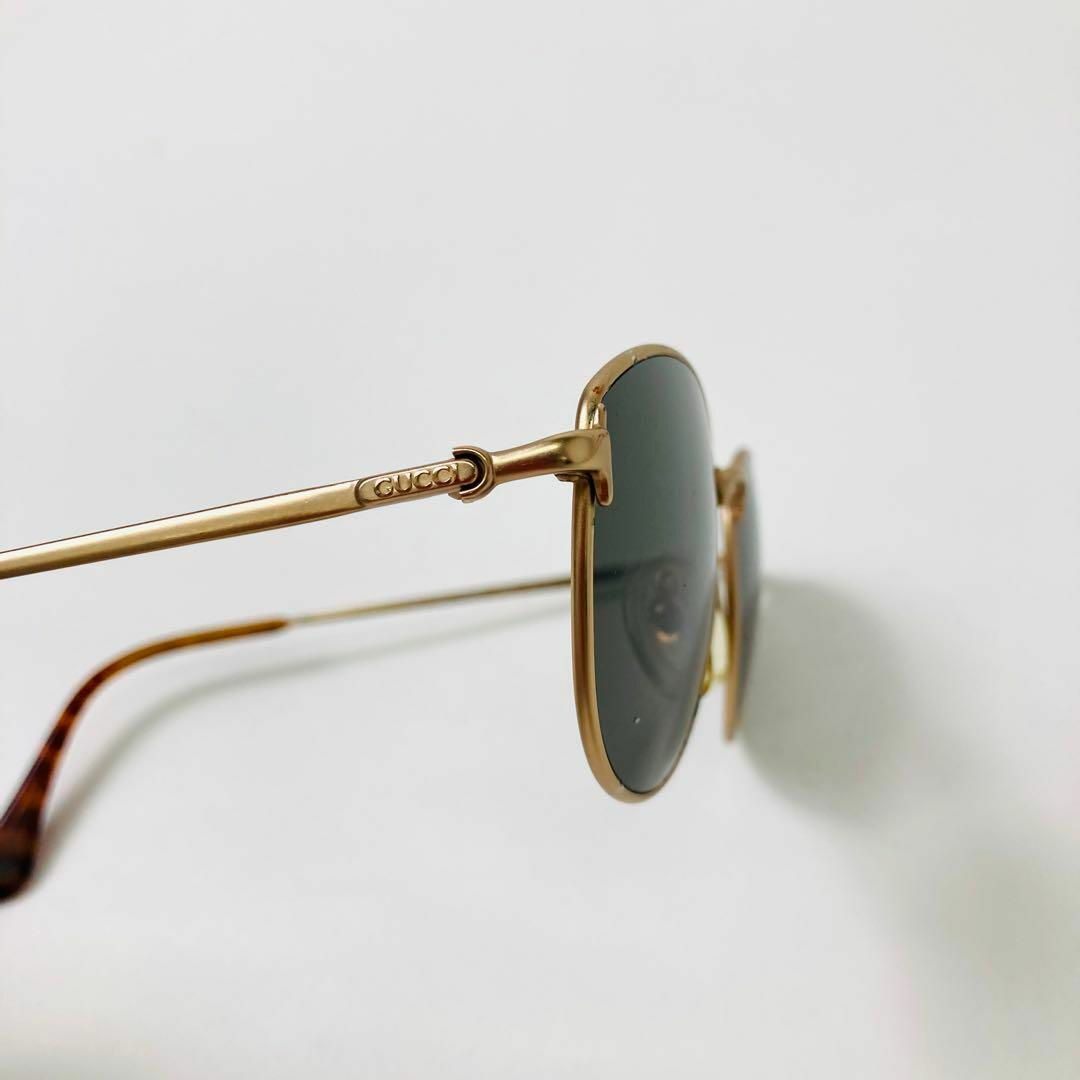GUCCI ゴールドフレーム サングラス GUCCI ゴールドフレーム サングラス