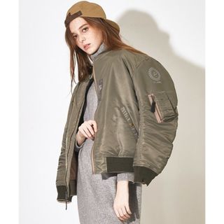 クラネ(CLANE)のクラネ CLANE×Fragment Design　 MA-1ブルゾン(ブルゾン)