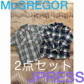 ⭐️McGREGOR&JPRESS⭐️キッズシャツ⭐️チェック⭐️