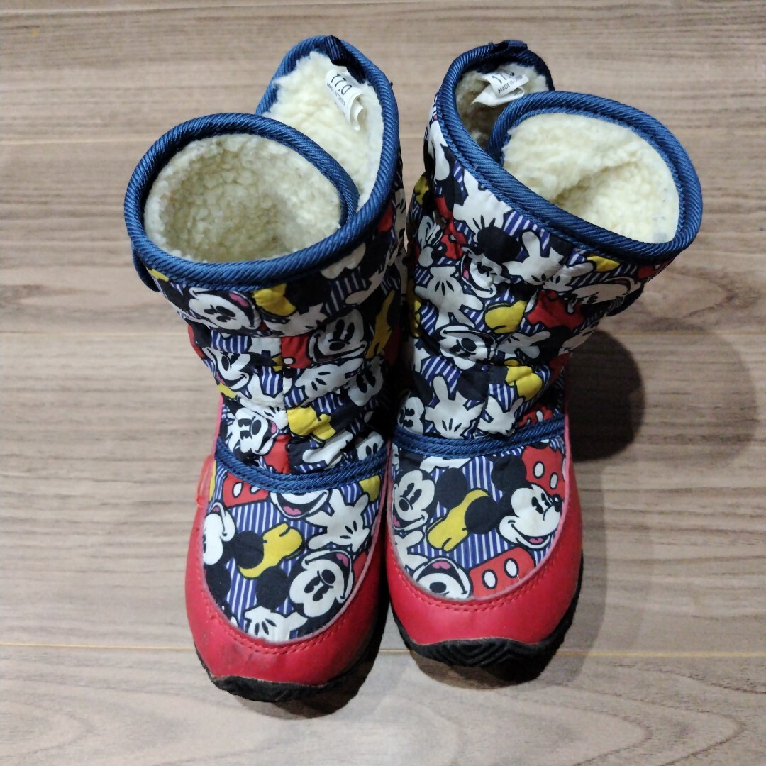 Disney - ミッキー ブーツ キッズ スノーブーツ 靴 17センチの通販 by