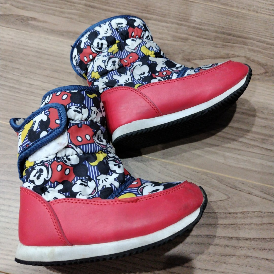 Disney(ディズニー)のミッキー　ブーツ　キッズ　スノーブーツ　　靴　17センチ エンタメ/ホビーのエンタメ その他(その他)の商品写真