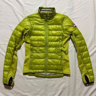 カナダグース(CANADA GOOSE)の【CANADA GOOSE】ハイブリッド ライトダウンジャケット XS グリーン(ダウンジャケット)