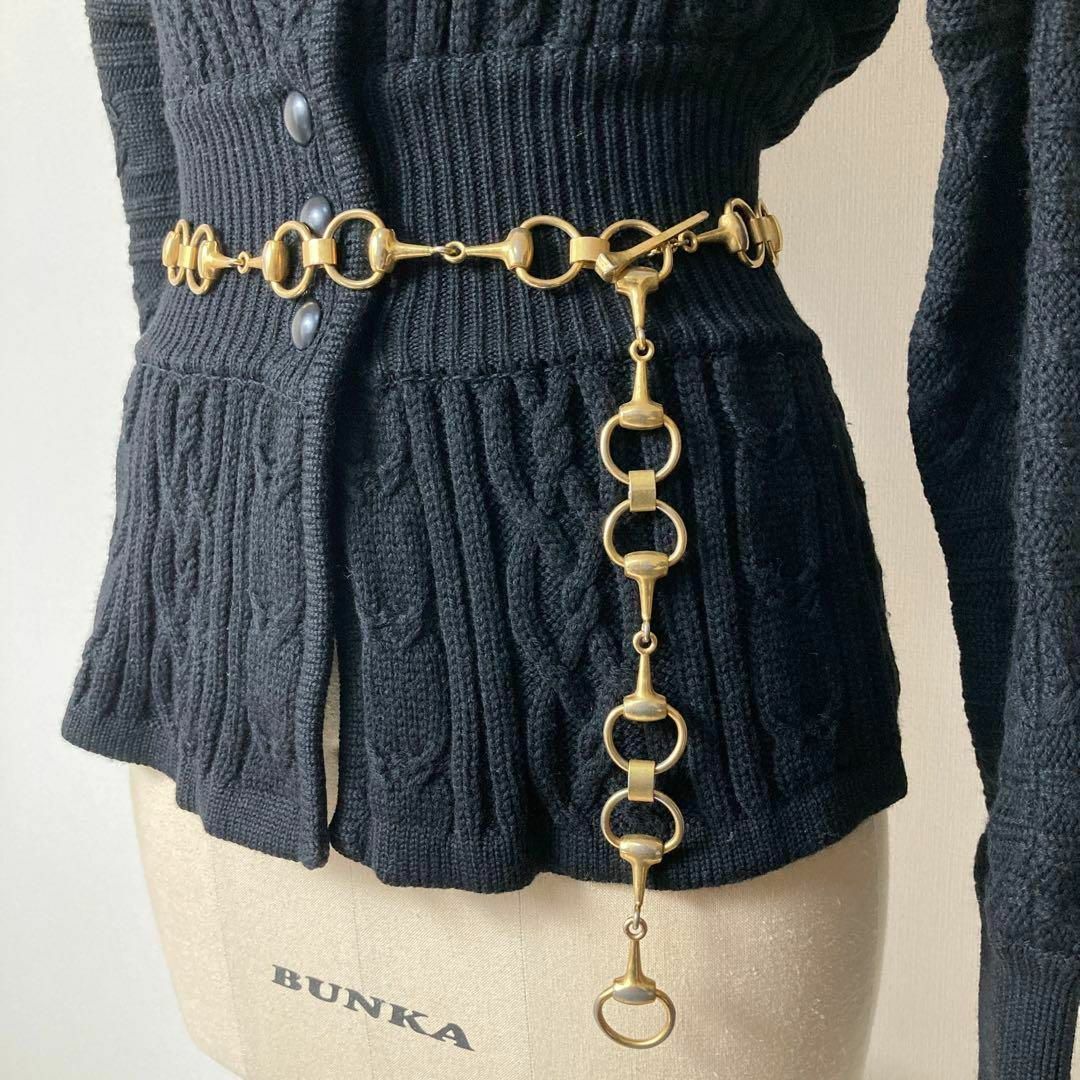 OLD GUCCI ホースビット チェーンベルト