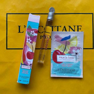 ロクシタン(L'OCCITANE)のロクシタン　CHL オードトワレロールタッチ10ML  ボディミルクサンプル(サンプル/トライアルキット)