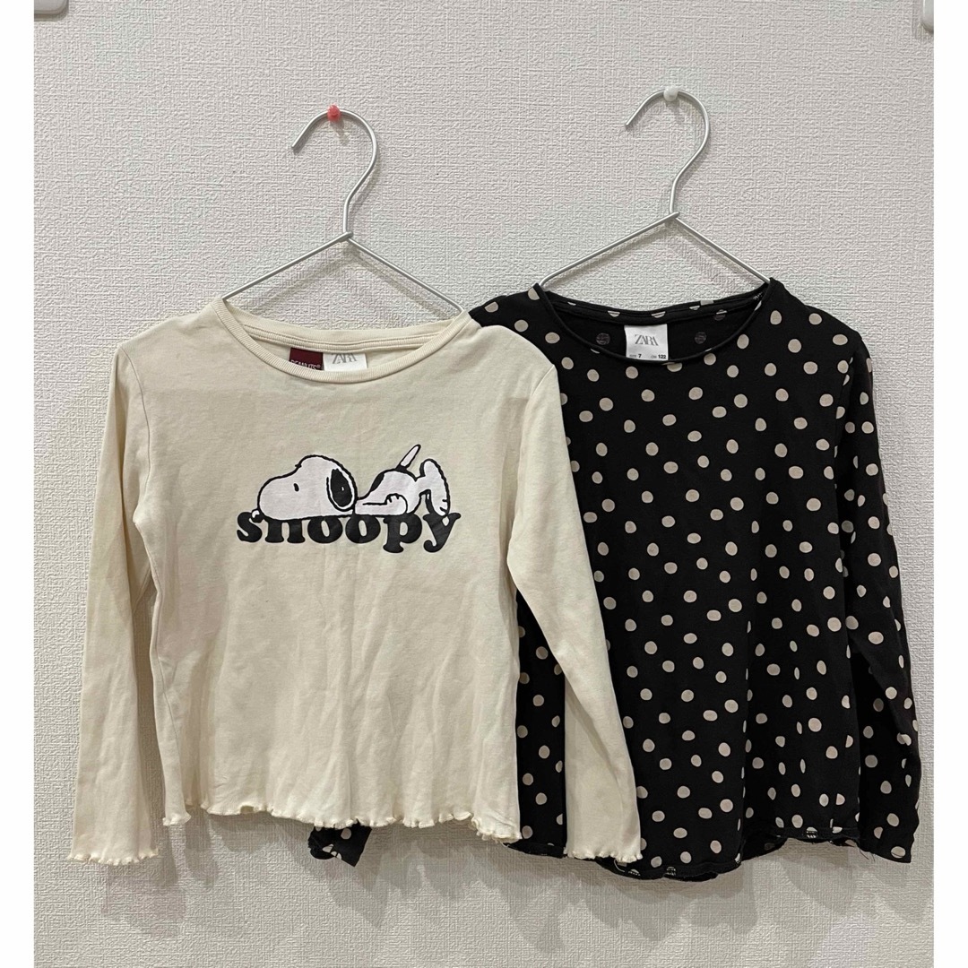 ZARA KIDS(ザラキッズ)の♡ZARA 長袖Ｔシャツ 2枚セット♡ キッズ/ベビー/マタニティのキッズ服男の子用(90cm~)(Tシャツ/カットソー)の商品写真