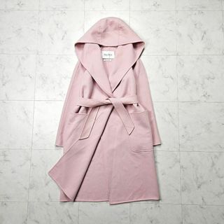 マックスマーラ(Max Mara)の【美品】マックスマーラ　クチートアマーノ　白タグ　コート　リアルト　フード　近年(ロングコート)