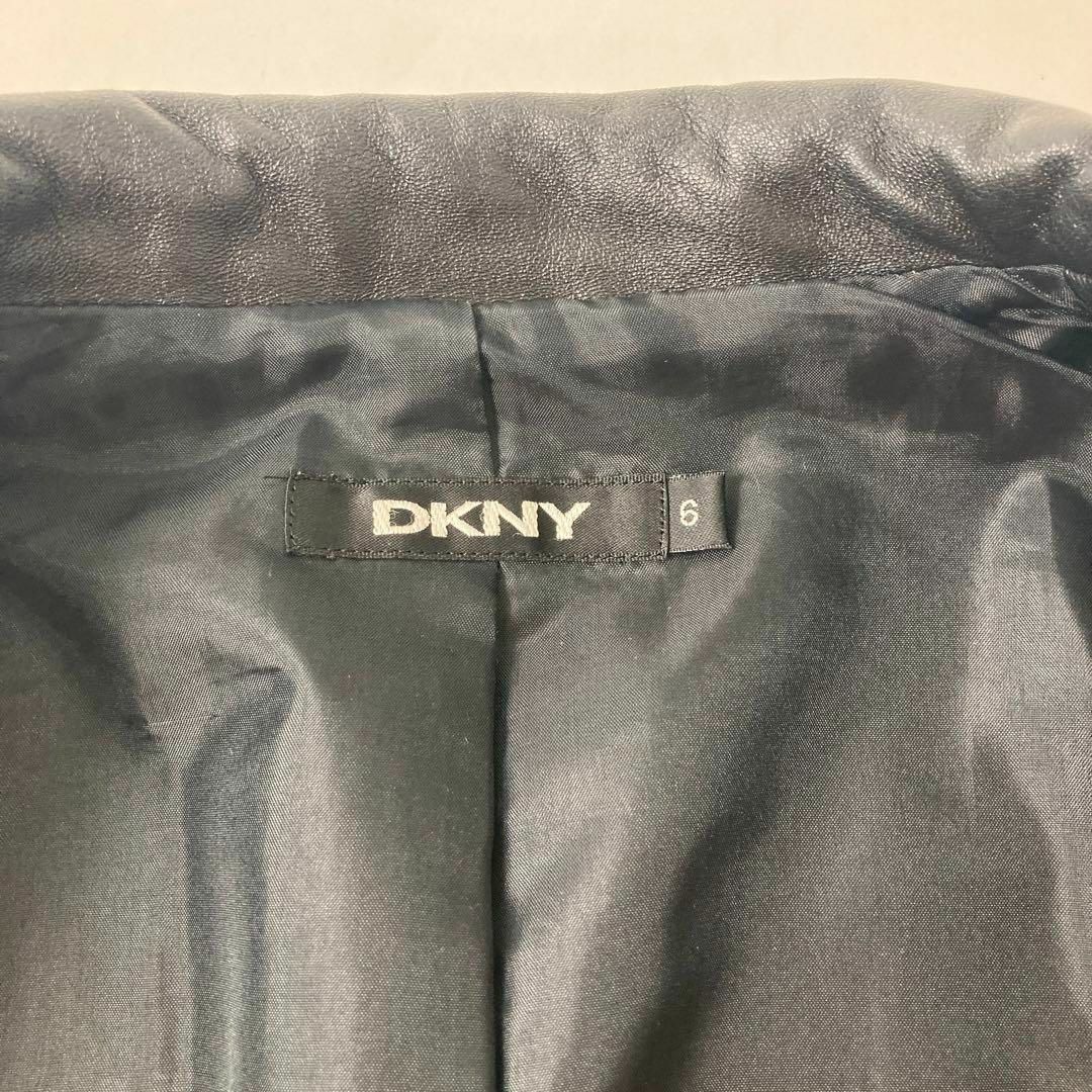 DKNY(ダナキャランニューヨーク)のDKNY ダナキャランニューヨーク 羊革 レザーセットアップ レディースのレディース その他(セット/コーデ)の商品写真