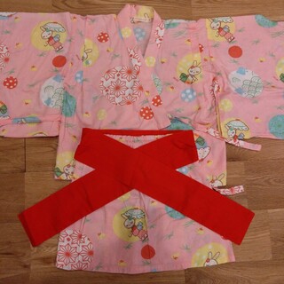 KP - KP　ニットプランナー　ミミちゃん　女の子子供服　浴衣　Mサイズ　お祭り　ピンク