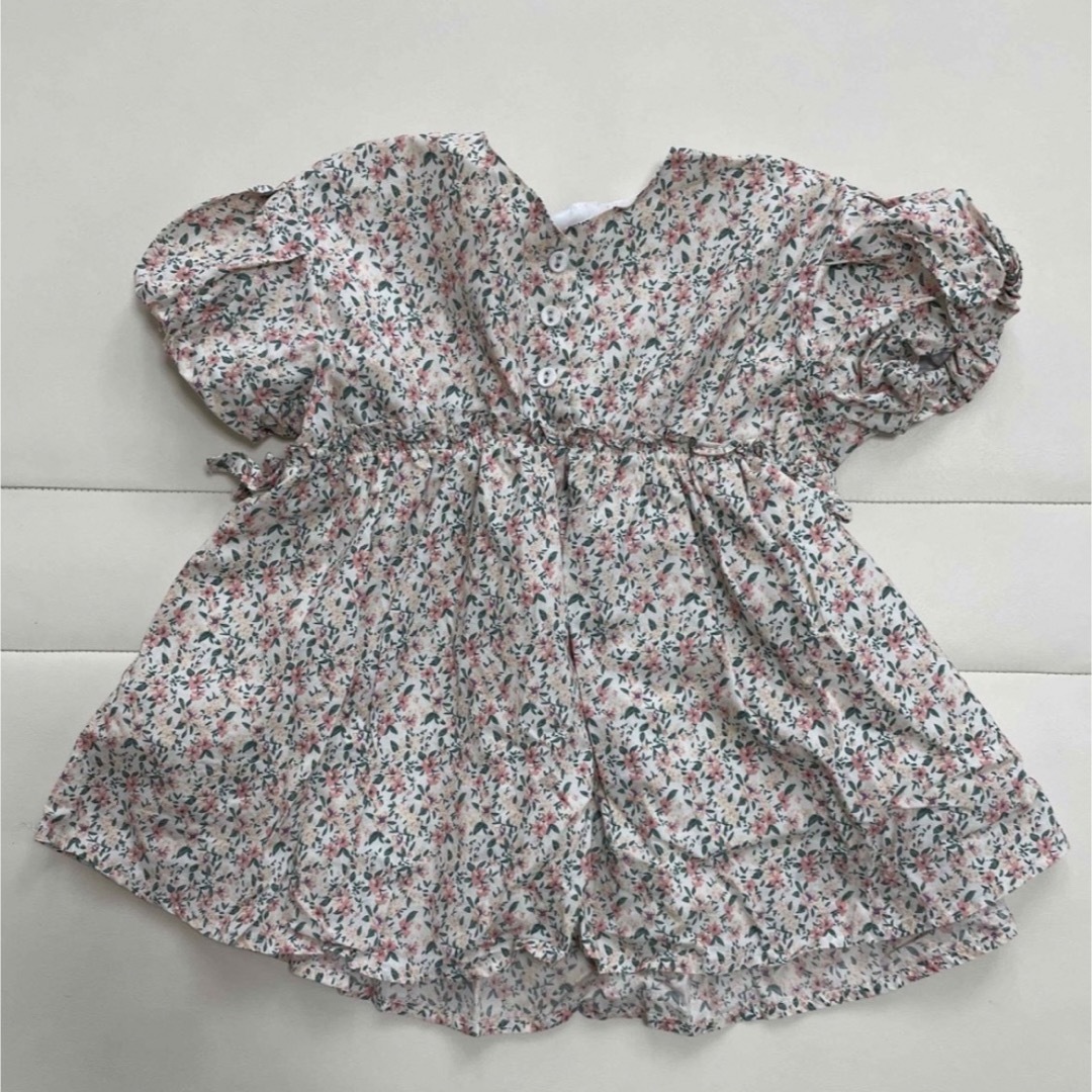 ZARA KIDS(ザラキッズ)のZARA♡ジャンパースカート/アーヴェヴェ♡花柄ワンピース キッズ/ベビー/マタニティのベビー服(~85cm)(ワンピース)の商品写真