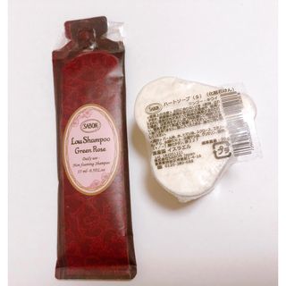 SABON サボン  ハートソープ　ローシャンプー　グリーン・ローズ15ml