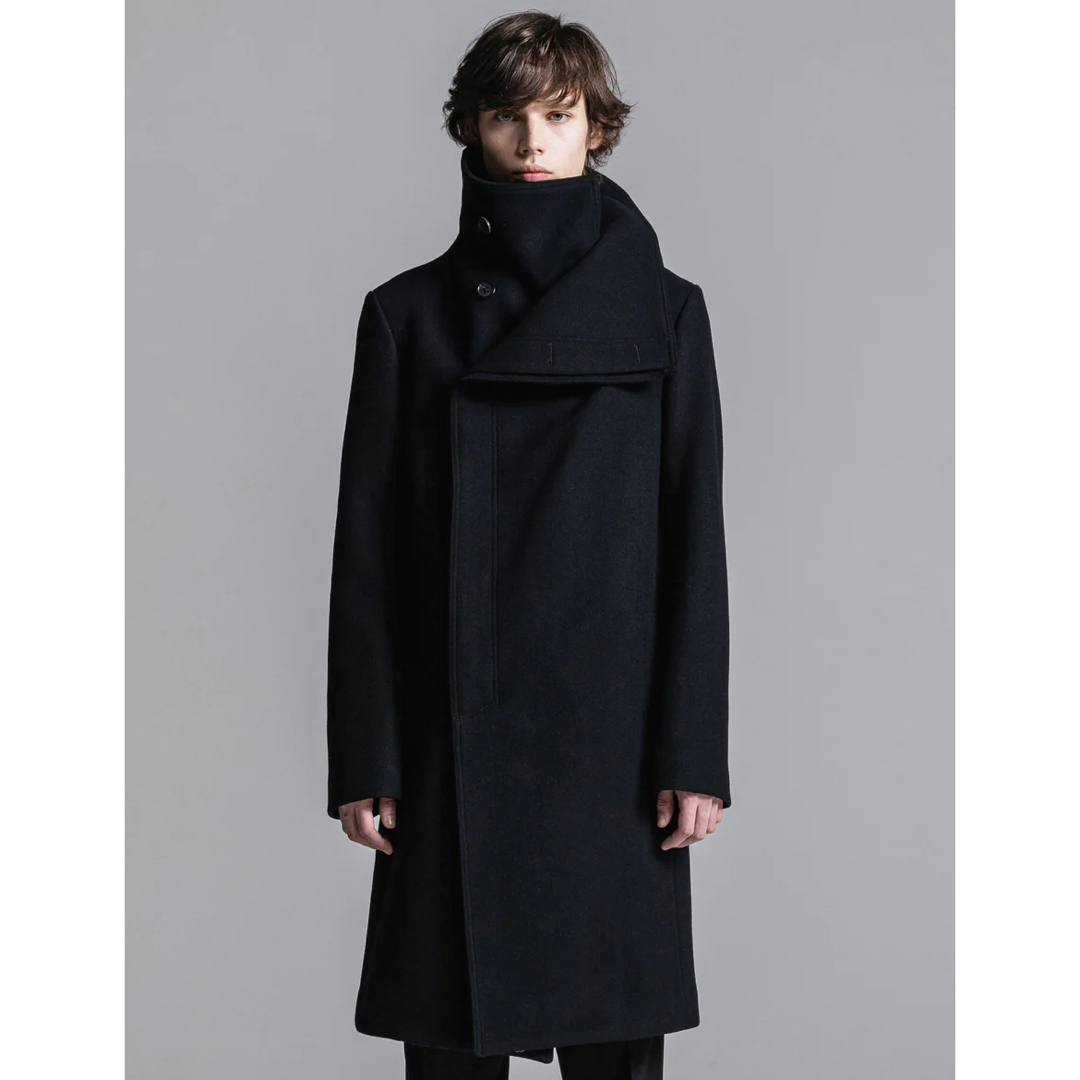 LITHIUM HOMME(リチウムオム)のLITHIUM HOMME HIGH-NECK WRAP COAT 46 メンズのジャケット/アウター(その他)の商品写真