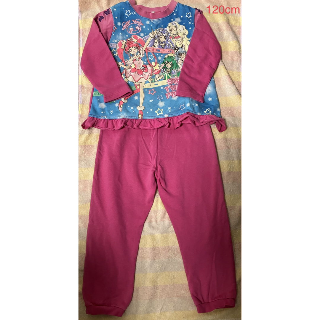 BANDAI(バンダイ)のスタートゥインクルプリキュア　光るパジャマ　120cm キッズ/ベビー/マタニティのキッズ服女の子用(90cm~)(パジャマ)の商品写真