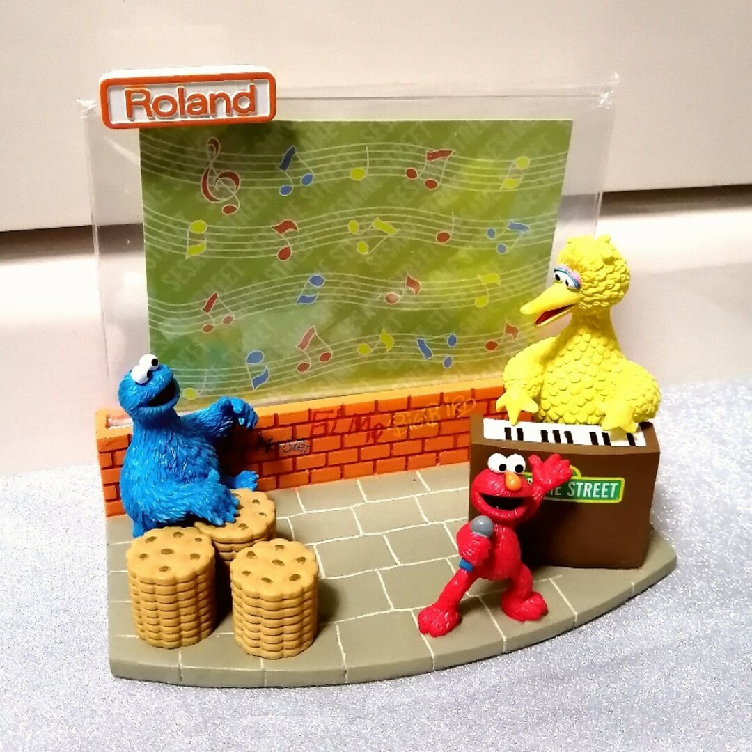 SESAME STREET(セサミストリート)のコメ必★セサミストリート フォトフレーム エルモ クッキーモンスター フィギュア エンタメ/ホビーのおもちゃ/ぬいぐるみ(キャラクターグッズ)の商品写真