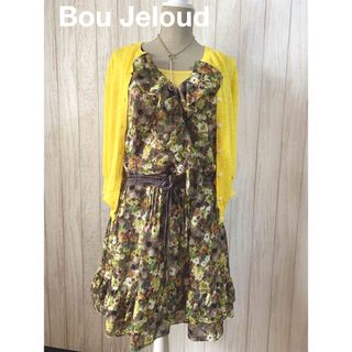 ブージュルード(Bou Jeloud)のBou Jeloud 花柄ワンピース(ひざ丈ワンピース)