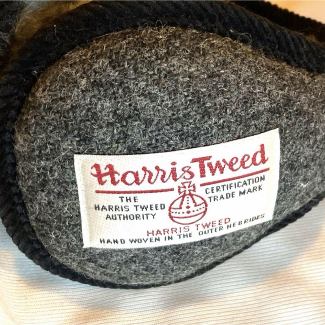 未使用　 BEAMS ビームス　Harris Tweed イヤーマフ　耳当て メンズのファッション小物(イヤマフラー)の商品写真