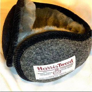 未使用　 BEAMS ビームス　Harris Tweed イヤーマフ　耳当て(イヤマフラー)