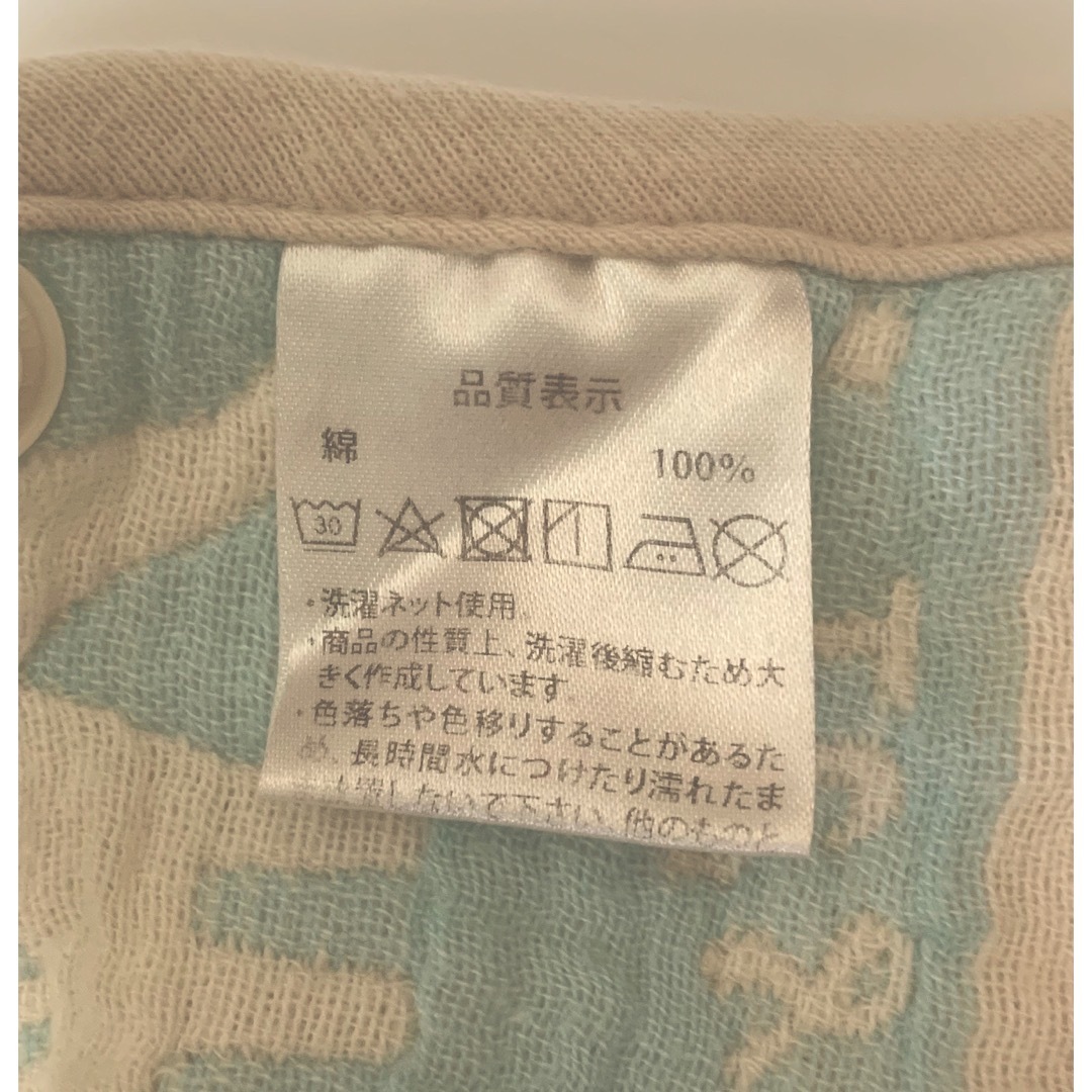 sandesica(サンデシカ)のサンデシカ　6重ガーゼ　スリーパー　日本製　綿100% ぞう キッズ/ベビー/マタニティのこども用ファッション小物(おくるみ/ブランケット)の商品写真