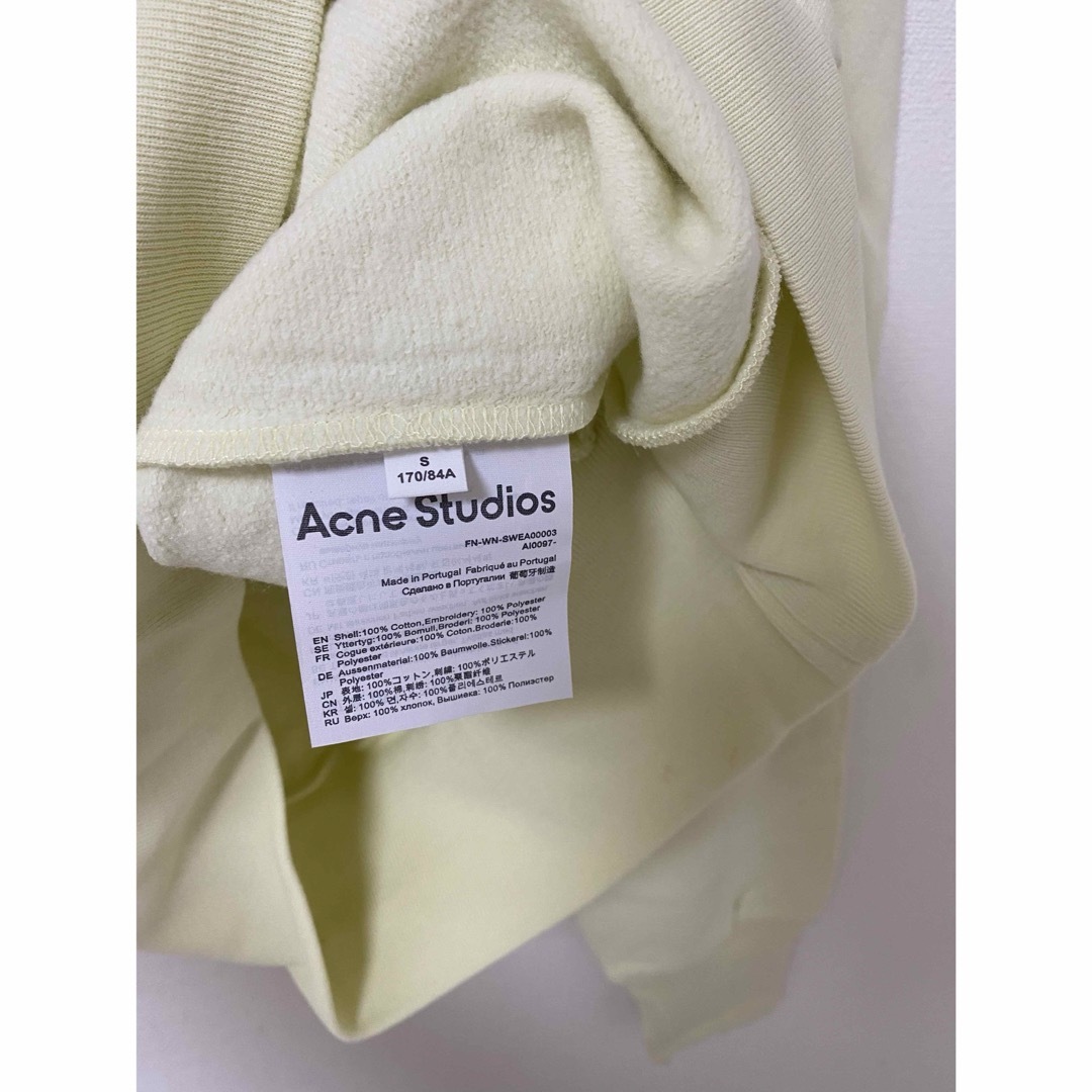 Acne Studios(アクネストゥディオズ)のAcne studios スウェット サイズS レディースのトップス(トレーナー/スウェット)の商品写真