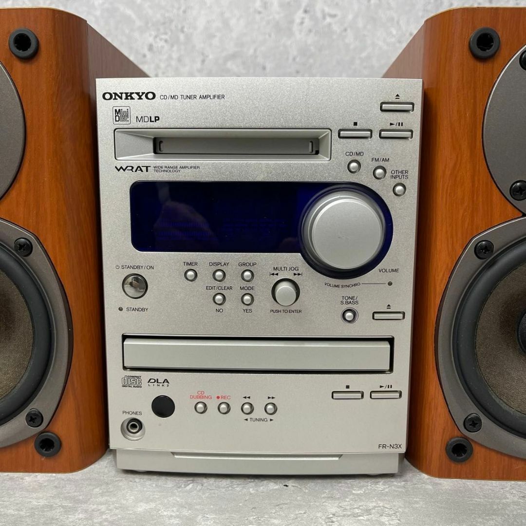 ONKYO - ONKYO CD/MDコンポ FR-N3X スピーカー リモコン付きの通販 by