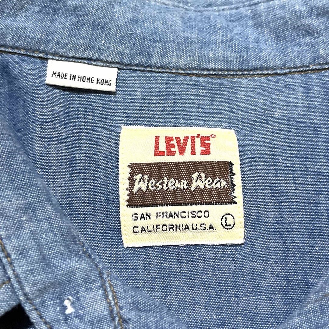 Levi's(リーバイス)の90’s Levi’s Western Wear シャンブレー ウエスタン メンズのトップス(シャツ)の商品写真