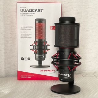 キングストン(Kingston)のHyperX Quadcast ゲーミングマイク & ポップガード(PC周辺機器)