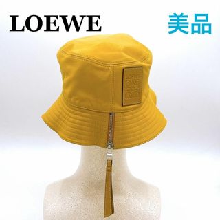 ロエベ(LOEWE)のロエベ LOEWE アナグラム フィッシャーマンハット バケットハット　レザー(ハット)