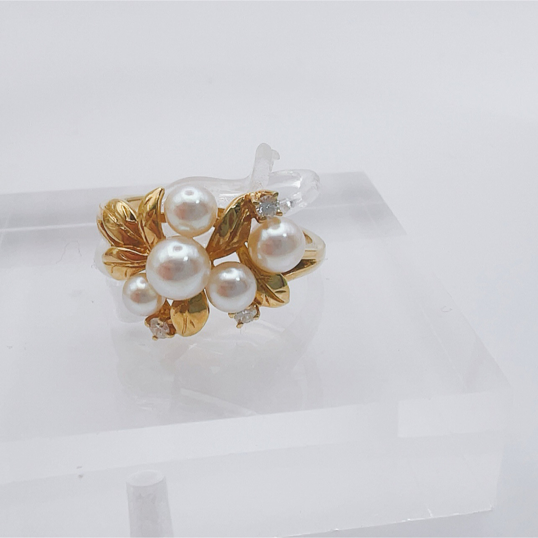 MIKIMOTO(ミキモト)のミキモト  パールリングk18 レディースのアクセサリー(リング(指輪))の商品写真