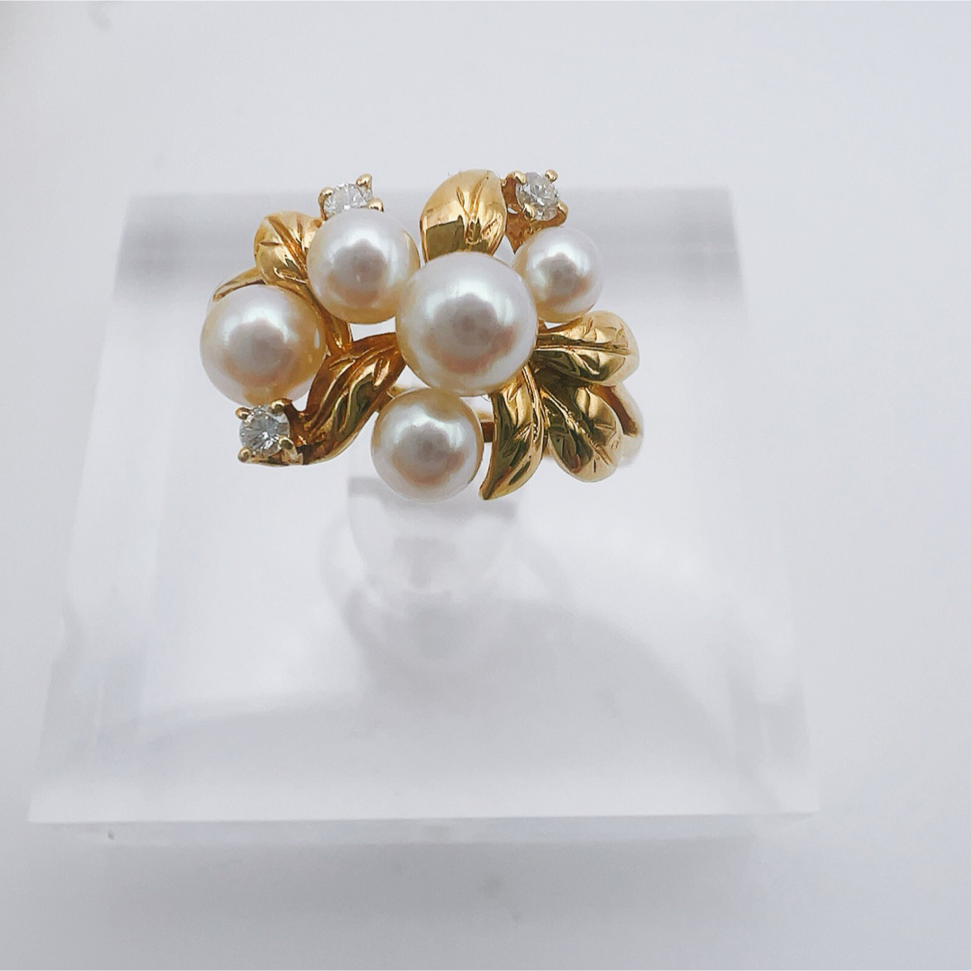 MIKIMOTO(ミキモト)のミキモト  パールリングk18 レディースのアクセサリー(リング(指輪))の商品写真