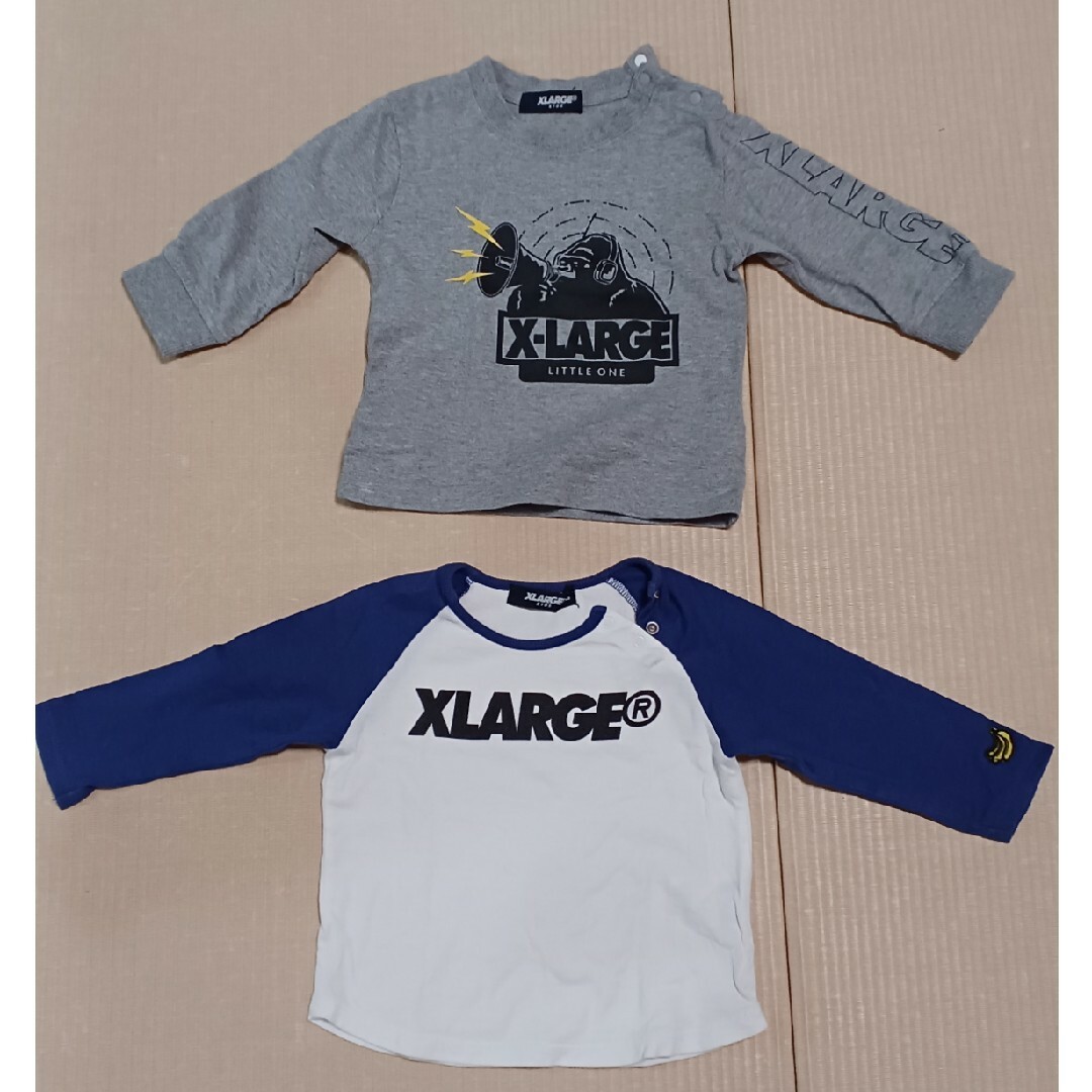 XLARGE KIDS(エクストララージキッズ)のXLARGE KIDS　Tシャツ　80cm　6枚セット キッズ/ベビー/マタニティのベビー服(~85cm)(Ｔシャツ)の商品写真