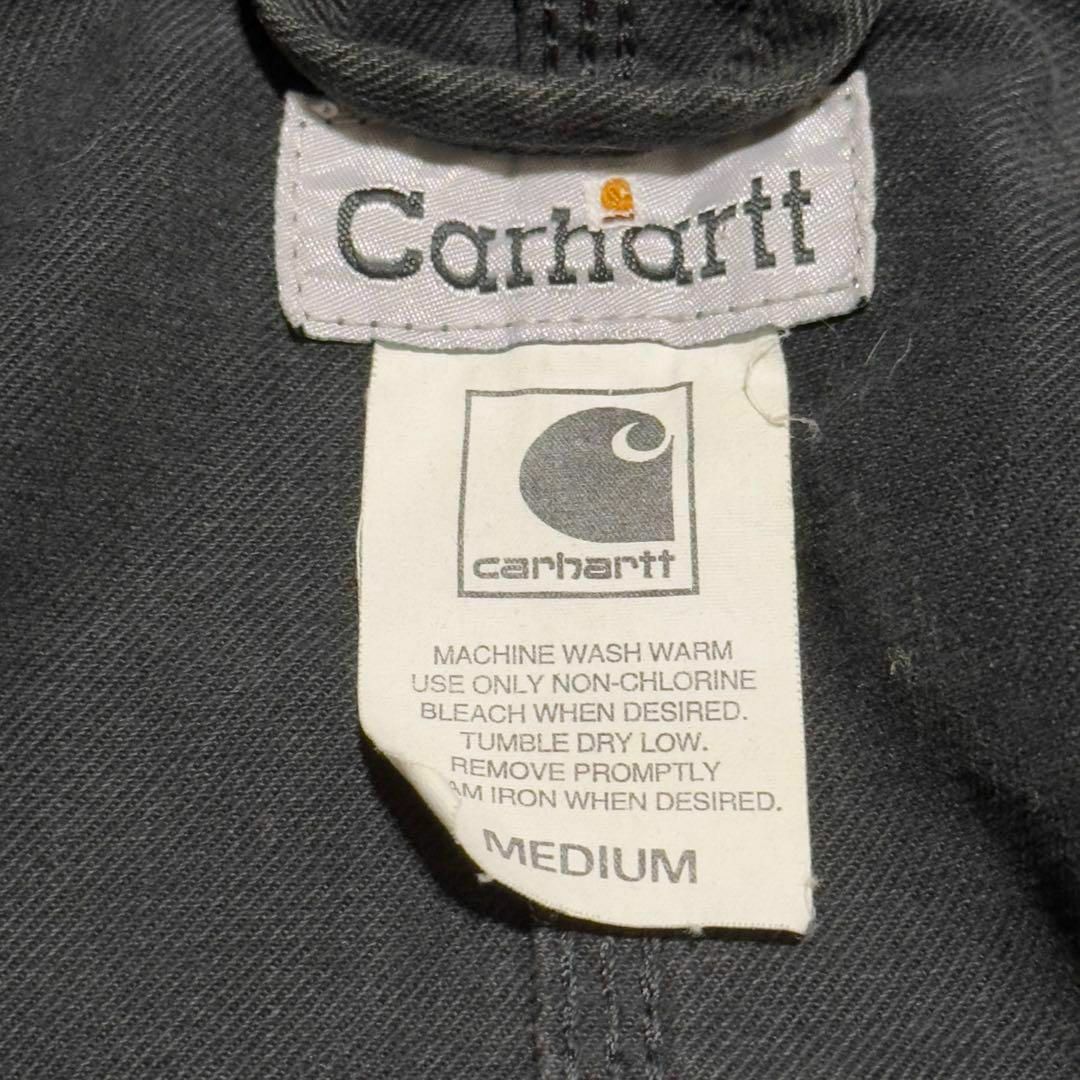 carhartt(カーハート)のCarhartt ブラック カバーオール パーカー デニム メンズのジャケット/アウター(Gジャン/デニムジャケット)の商品写真