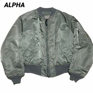 アルファ(alpha)のAlpha ma-1 XL グランドクルー セージグリーン(ミリタリージャケット)