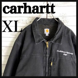 カーハート(carhartt)の8422【入手困難】カーハート☆ワンポイント刺繍ロゴダック地ジャケット(ブルゾン)