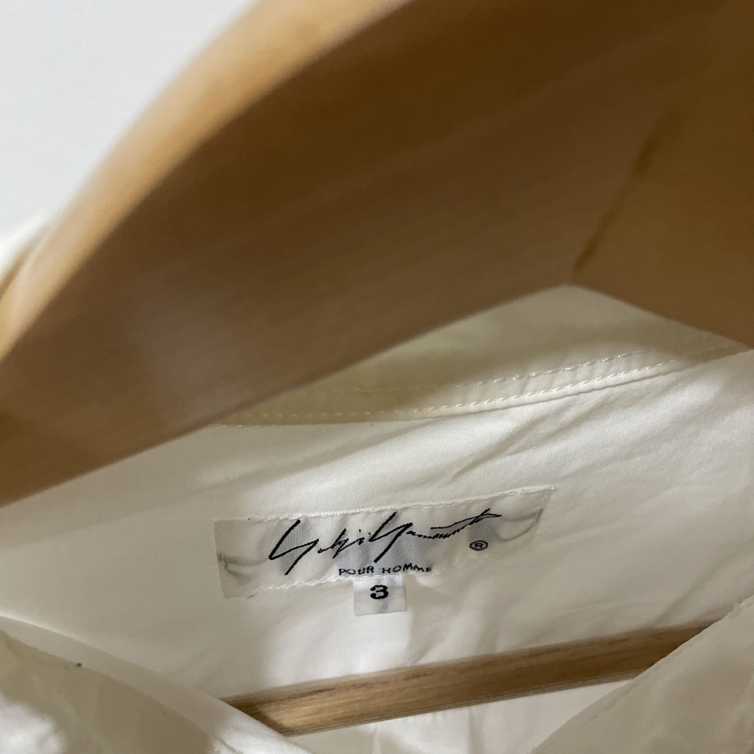 Yohji Yamamoto POUR HOMME(ヨウジヤマモトプールオム)のYohji Yamamoto 17SS 台襟環縫いブロードシャツ メンズのトップス(シャツ)の商品写真