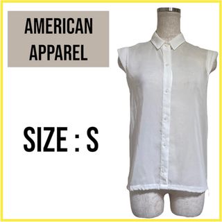 アメリカンアパレル(American Apparel)のAmerican Apparel アメリカンアパレル ノースリブシースルーシャツ(シャツ/ブラウス(半袖/袖なし))