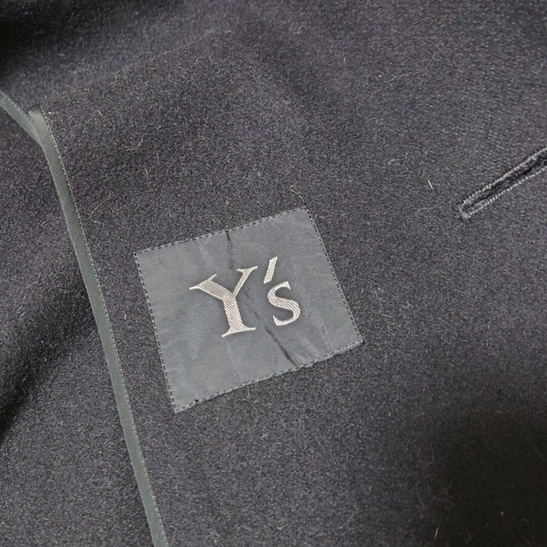 Y's(ワイズ)の処分前価格＊Y’s＊ワイズ＊ヨウジヤマモト＊ロングウールコート レディースのジャケット/アウター(ロングコート)の商品写真