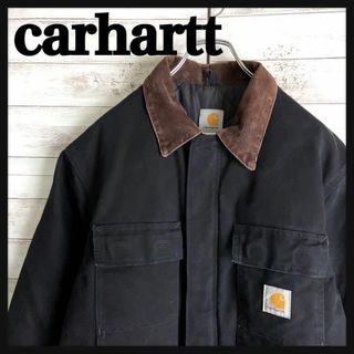 カーハート(carhartt)の8366【人気デザイン】カーハート☆襟コーデュロイ ダック地ジャケット(ブルゾン)