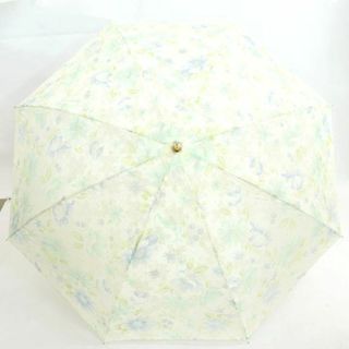 ピエールカルダン(pierre cardin)のピエールカルダン 折りたたみ傘 未使用 キズ有 花柄 晴雨兼用 日傘 収納時約32cm ブランド レディース グリーン系 Pierre Cardin(傘)