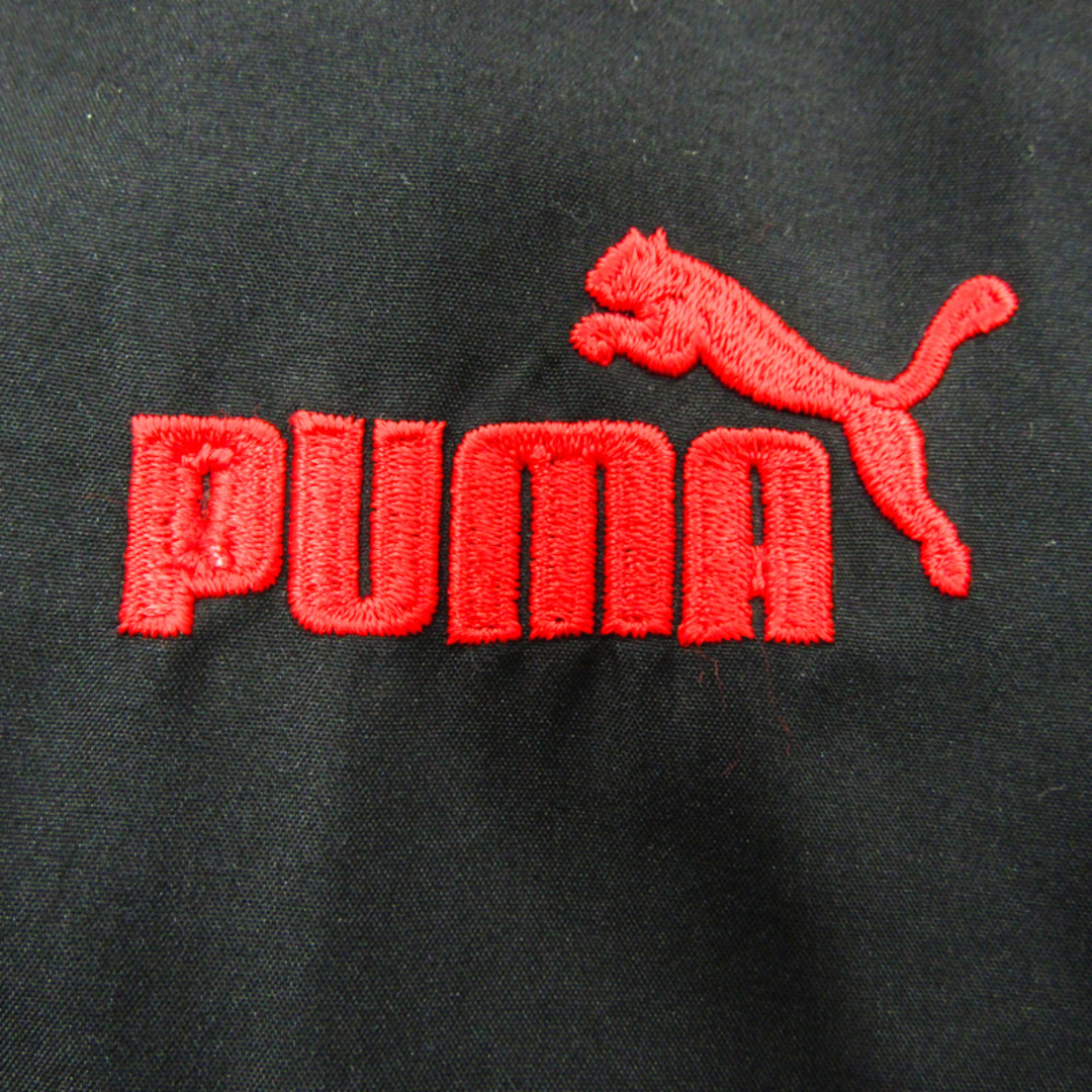 PUMA(プーマ)のプーマ ナイロンジャケット 裏起毛 ジャンパー アウター  キッズ 男の子用 140サイズ ブラック PUMA キッズ/ベビー/マタニティのキッズ服女の子用(90cm~)(ジャケット/上着)の商品写真