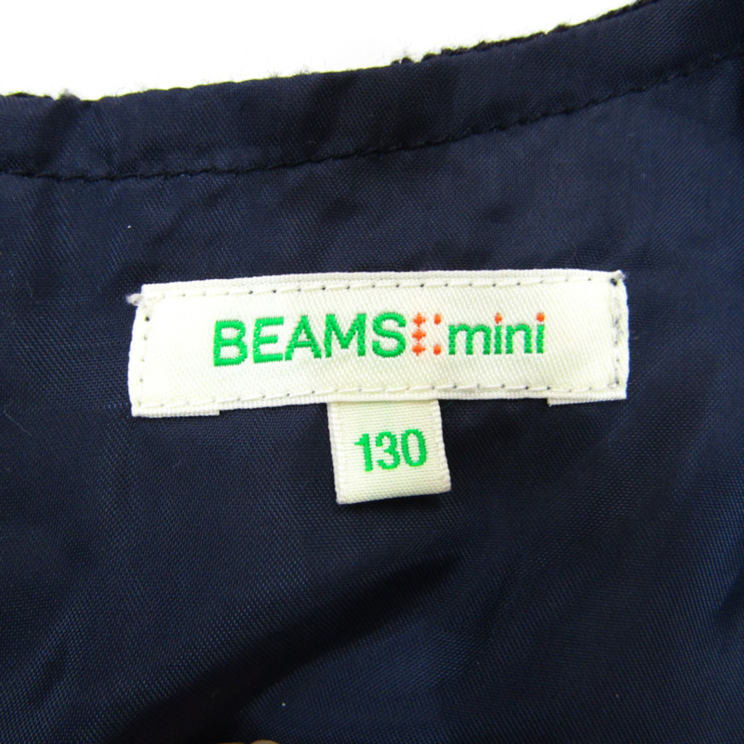 BEAMS(ビームス)のビームス 長袖ワンピース 総レース フォーマル 発表会 キッズ 女の子用 130サイズ ブラック BEAMS キッズ/ベビー/マタニティのキッズ服女の子用(90cm~)(ワンピース)の商品写真