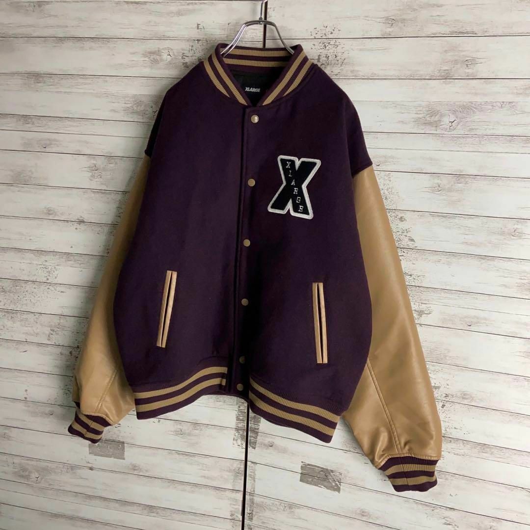 XLARGE(エクストララージ)の8368【希少XLサイズ】エクストララージ☆パイル地スタジャン　即完売　美品 メンズのジャケット/アウター(スタジャン)の商品写真