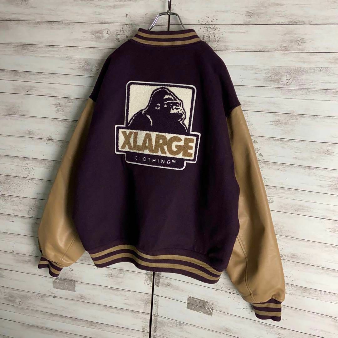 XLARGE(エクストララージ)の8368【希少XLサイズ】エクストララージ☆パイル地スタジャン　即完売　美品 メンズのジャケット/アウター(スタジャン)の商品写真