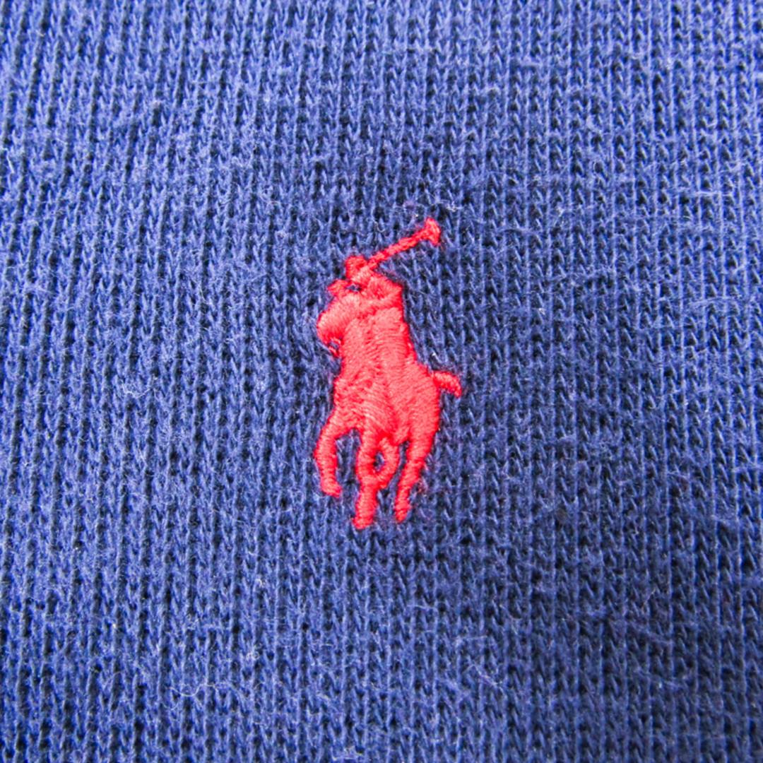 POLO RALPH LAUREN(ポロラルフローレン)のポロ・ラルフローレン ジップアップパーカー スウェット スエット キッズ 男の子用 M(10-12)150/76サイズ ネイビー POLO RALPH LAUREN キッズ/ベビー/マタニティのキッズ服女の子用(90cm~)(Tシャツ/カットソー)の商品写真