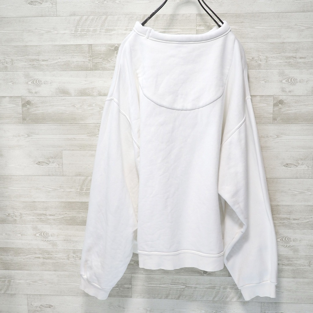 Acne Studios(アクネストゥディオズ)のACNE STUDIOS 17SS Fint Face Sweat -Wht/S メンズのトップス(スウェット)の商品写真